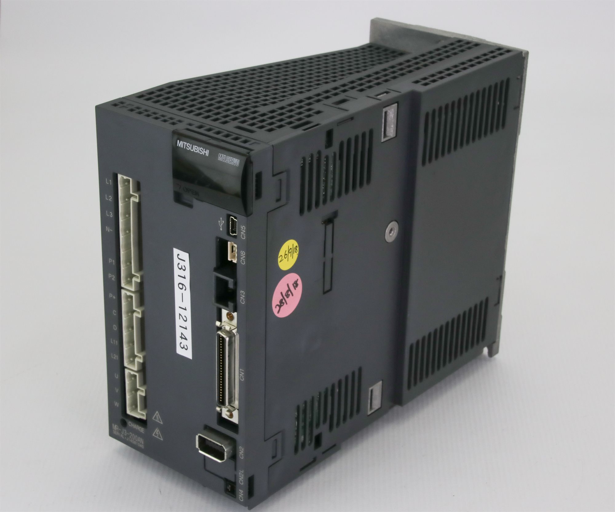 キャンセルパネル 12143 MITSUBISHI MELSERVO AC SERVO AMPLIFIER, 2KW MR-J3-200AN | eBay